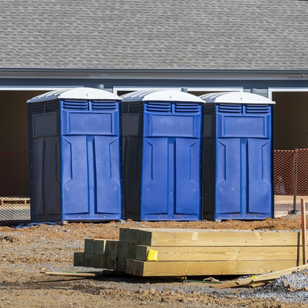 what is the expected delivery and pickup timeframe for the porta potties in Lower Merion PA